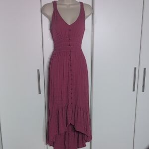 Rewind Pink High-Low Dress
